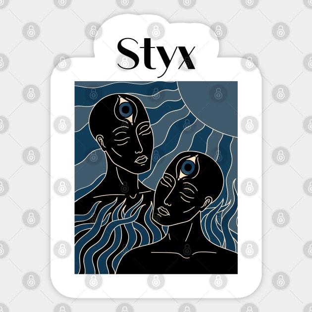 The Dark Sun Of STYX Sticker by limatcin